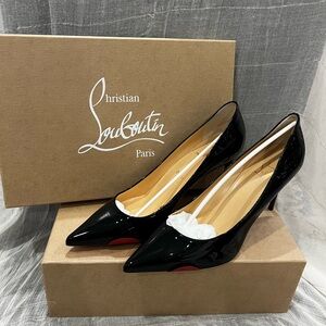 Christian Louboutin Kate Patent Black 85mm